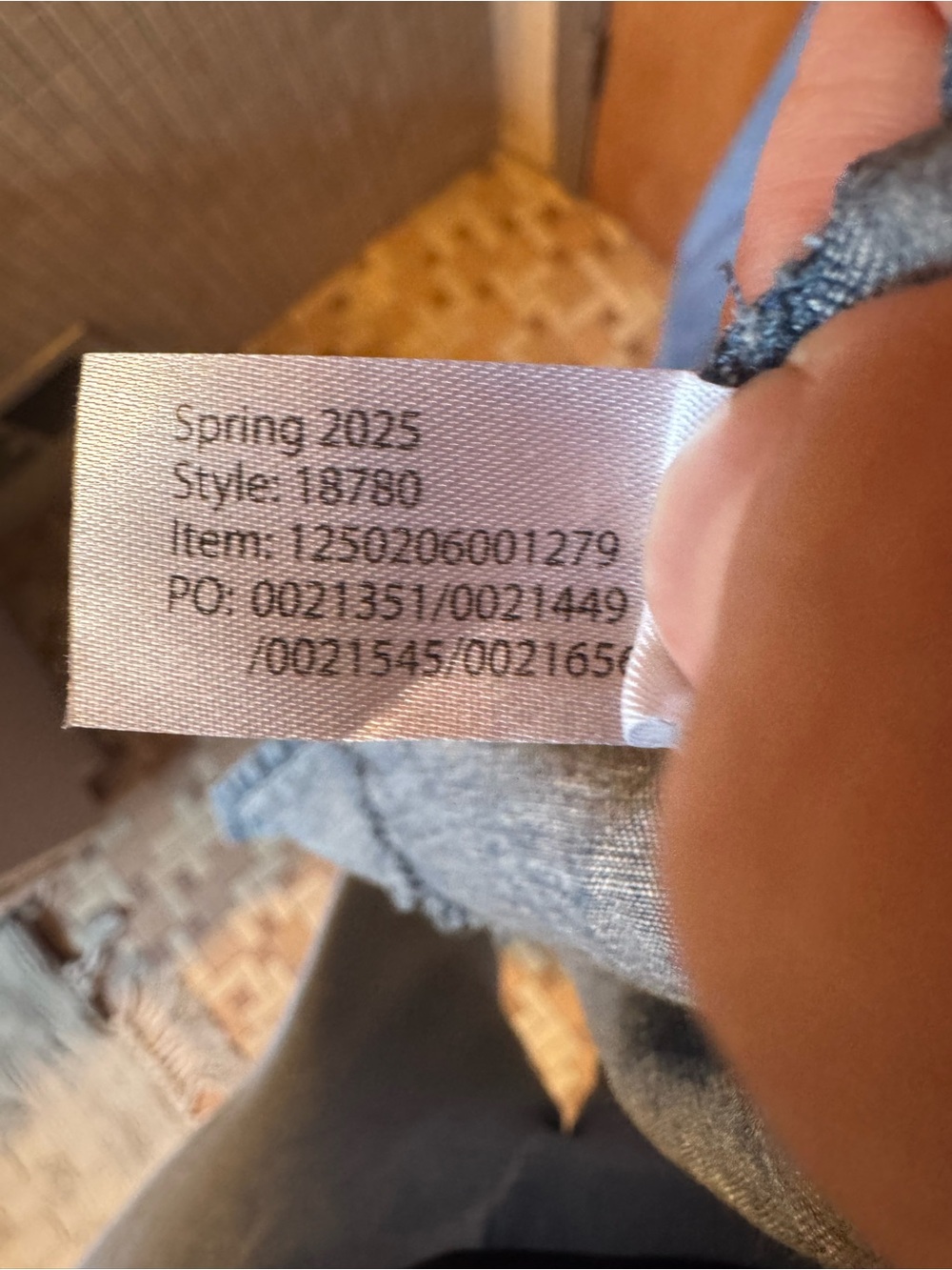 Marine Layer Blue Denim Button-Front Maxi Dress - Picture 3 of 6
